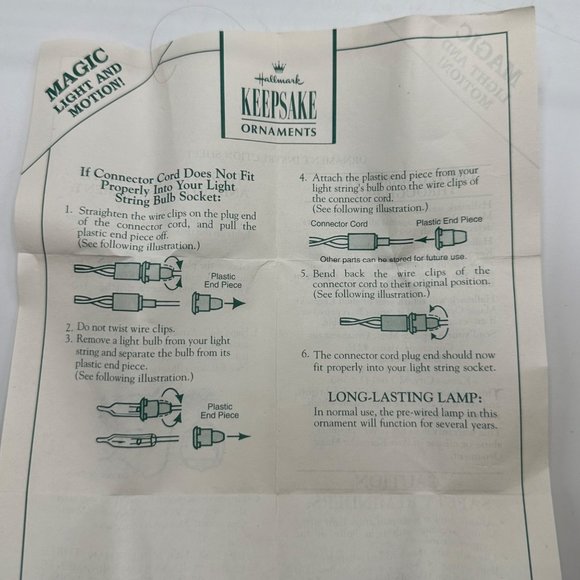 Hallmark Keepsake Ornament Enchanted Clock Magic Light Motion Christmas Holiday - Picture 10 of 12